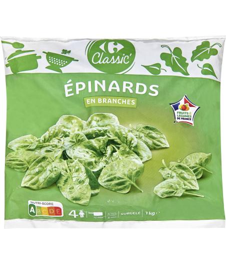LEGUMES EPINARDS EN BRANCHES 1KG