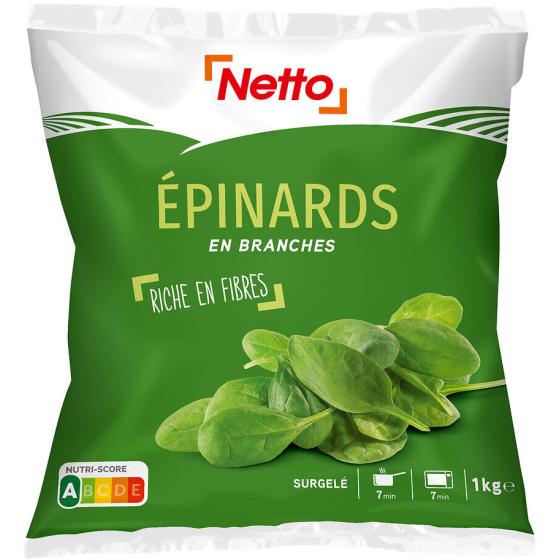 LEGUMES EPINARDS EN BRANCHES NETTO 1KG