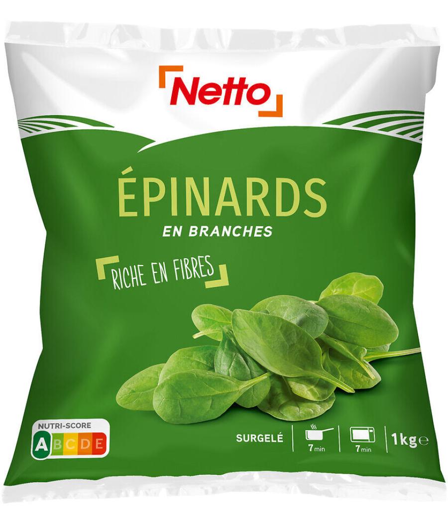 LEGUMES EPINARDS EN BRANCHES NETTO 1KG
