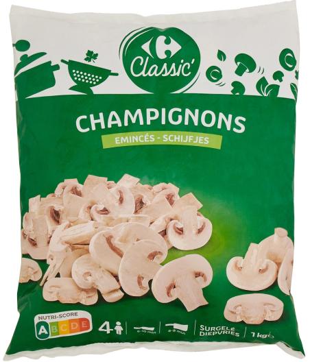 CHAMPIGNONS EMINCES 1KG
