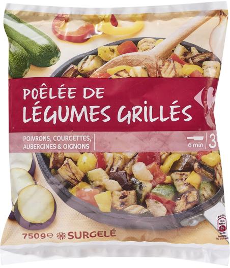 LEGUMES POELEE DE LEGUMES GRILLES 750G
