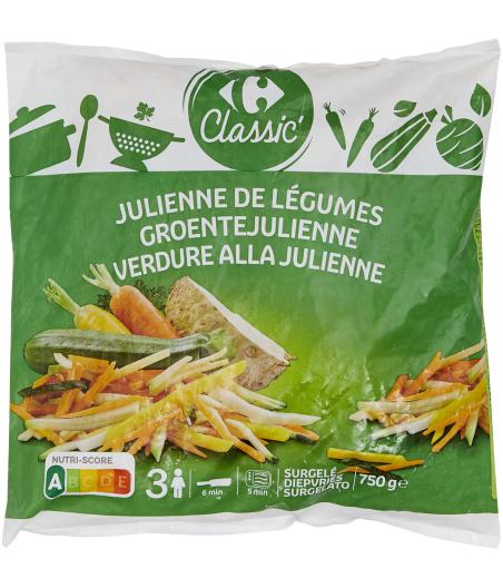 LEGUMES JULIENNE DE LEGUMES 750G