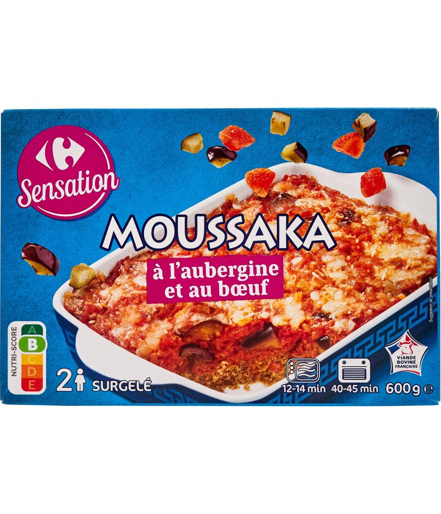 MOUSSAKA CARREFOUR 600G