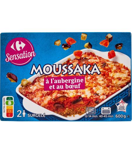MOUSSAKA CARREFOUR 600G