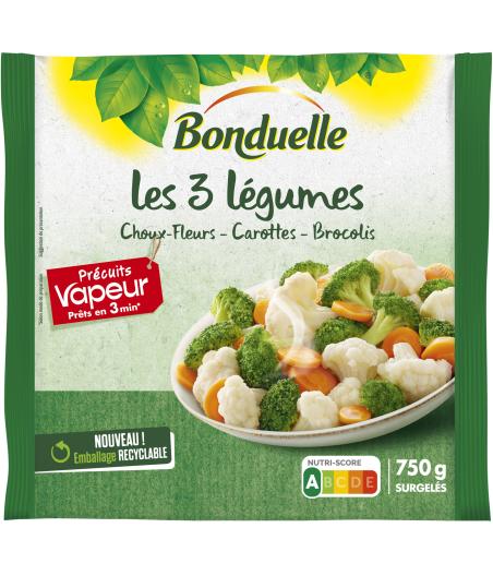 LES 3 LEGUMES BONDUELLE 750G