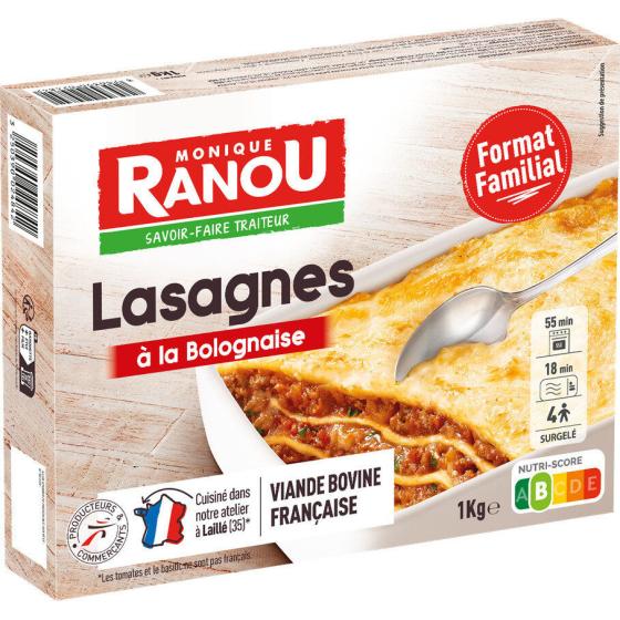 LASAGNES A LA BOLOGNAISE MONIQUE RANOU 1KG