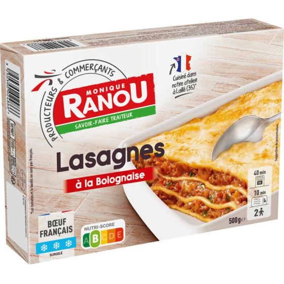 LASAGNES A LA BOLOGNAISE MONIQUE RANOU 500G