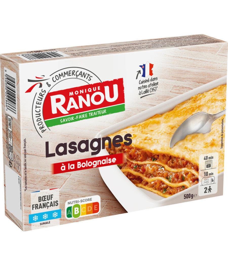 LASAGNES A LA BOLOGNAISE MONIQUE RANOU 500G