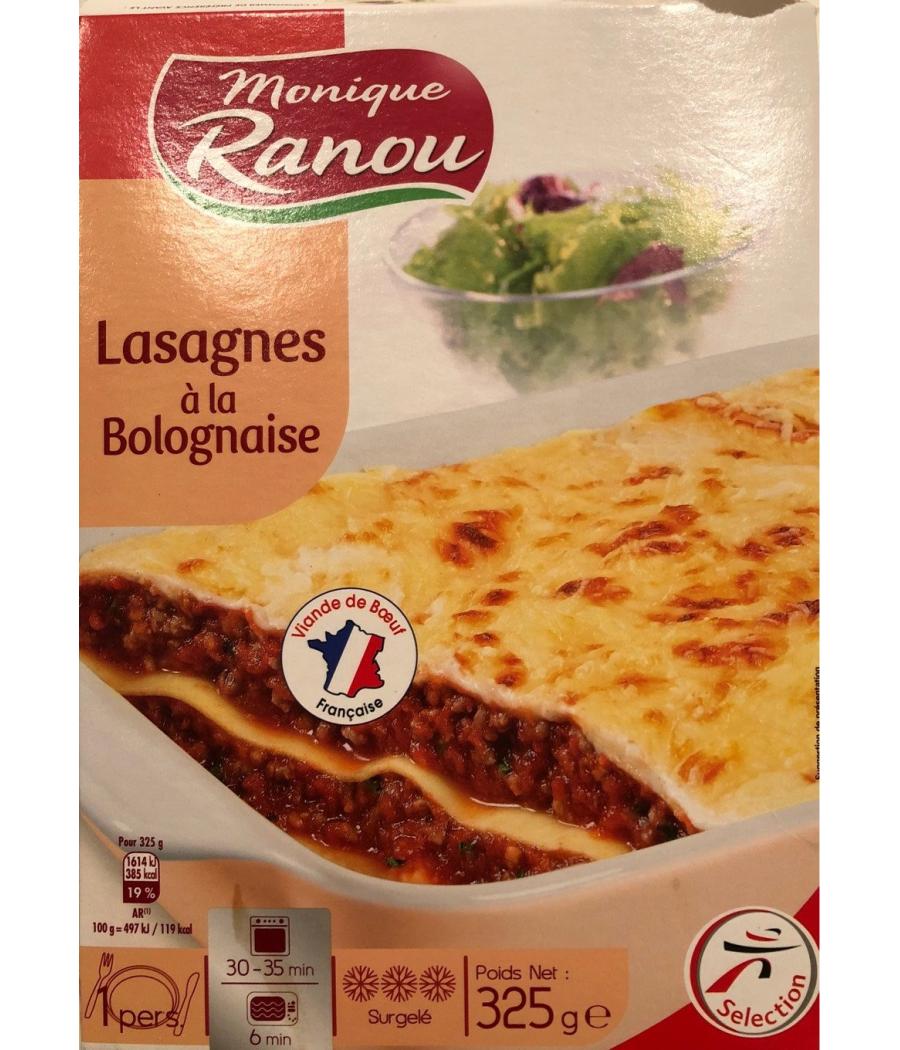 LASAGNES A LA  BOLOGNAISE  325G