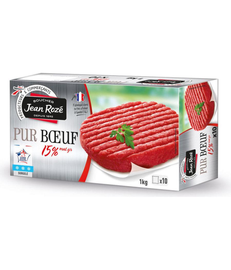 STEACK HACHE PUR BOEUF JEAN ROZE 1KG