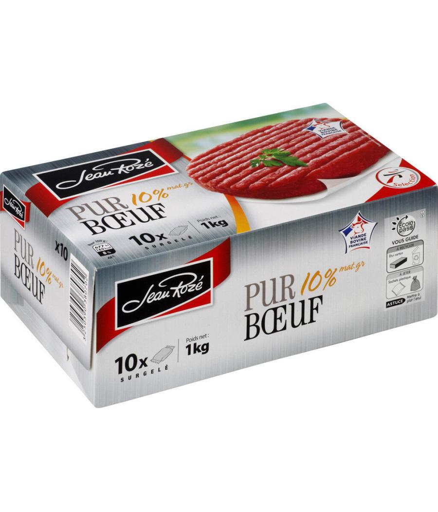 STEAK HACHE PUR BOEUF JEAN ROZE 1KG