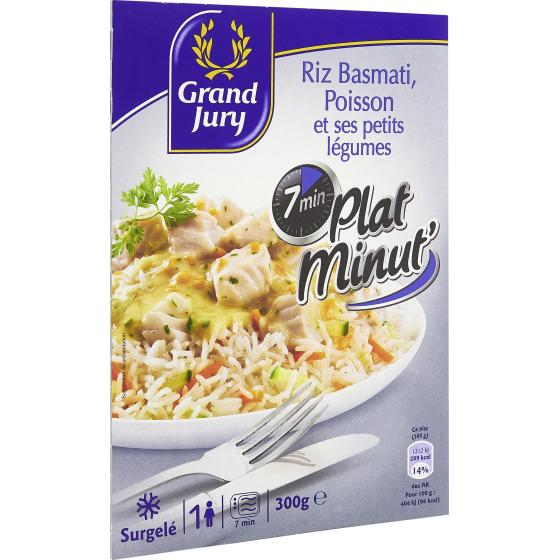 RIZ POISSON ET SES PETITS LEGUMES GRAND JURY 300G