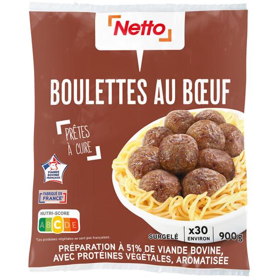 BOULETTES AU BOEUF NETTO 900G