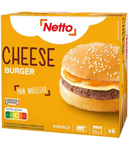 CHEESEBURGER NETTO 750G