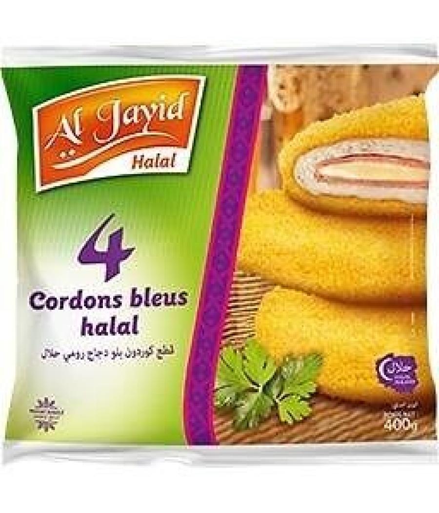 CORDON BLEU DE VOLAILLE HALAL AL JAYID 400G