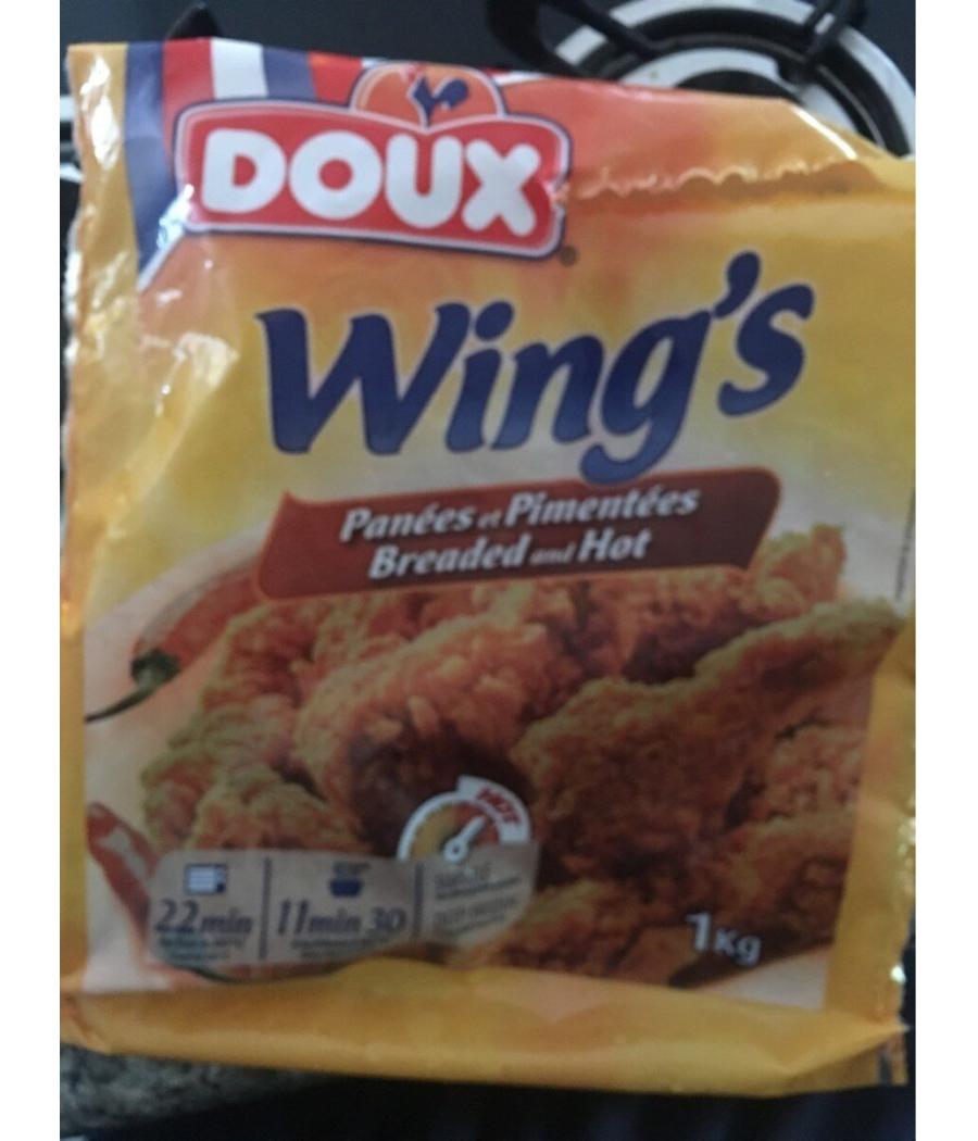 AILE DE POULET PANES ET PIMENTE DOUX 1KG