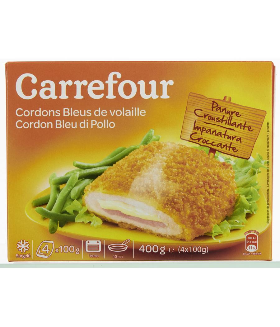 CORDONS BLEUS DE POULET CARREFOUR  400G