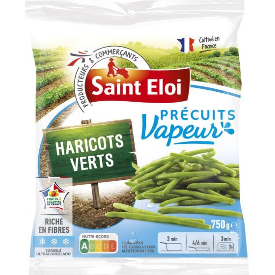 HARICOTS VERTS PRECUITS VAPEUR SAINT-ELOI 750G