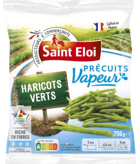 HARICOTS VERTS PRECUITS VAPEUR SAINT-ELOI 750G
