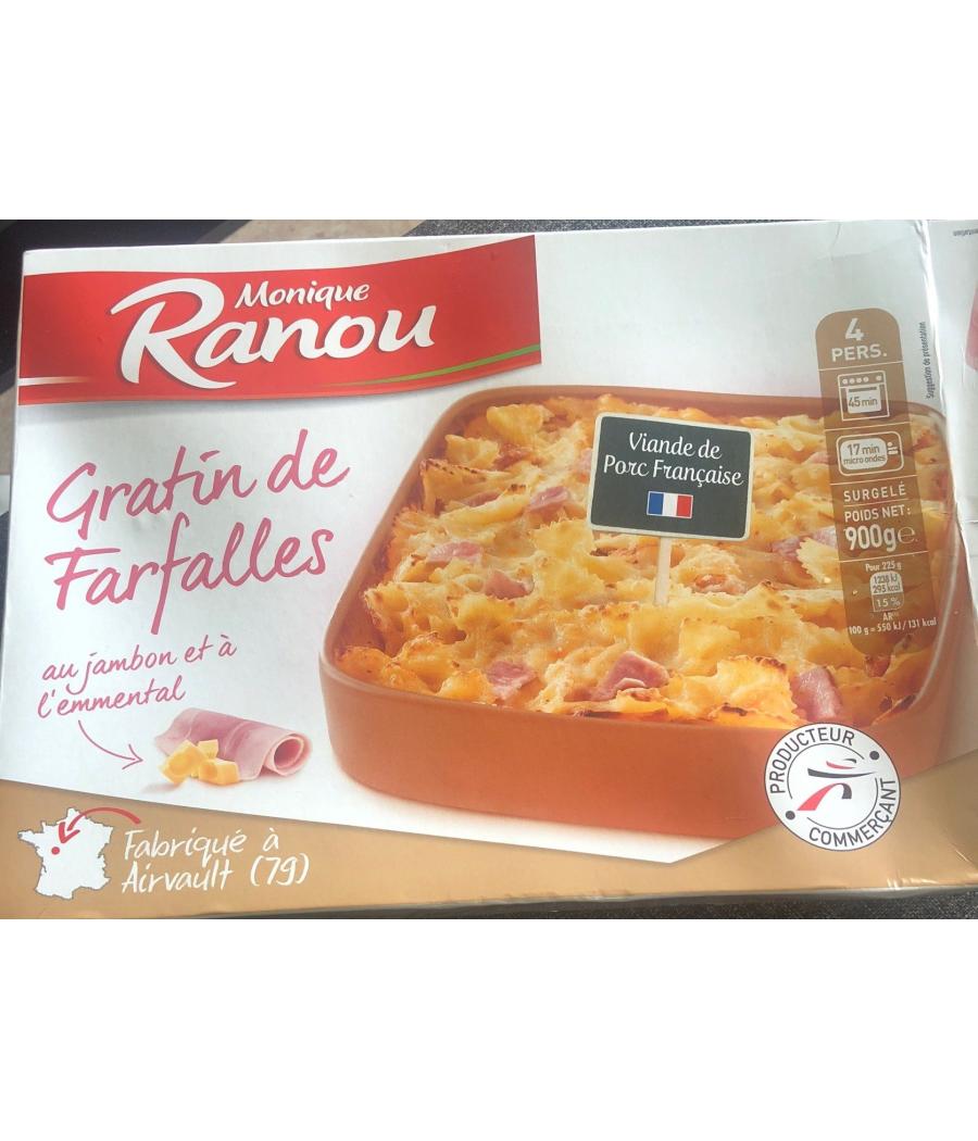 GRATIN DE FARFALLES  MONIQUE RANOU 900G