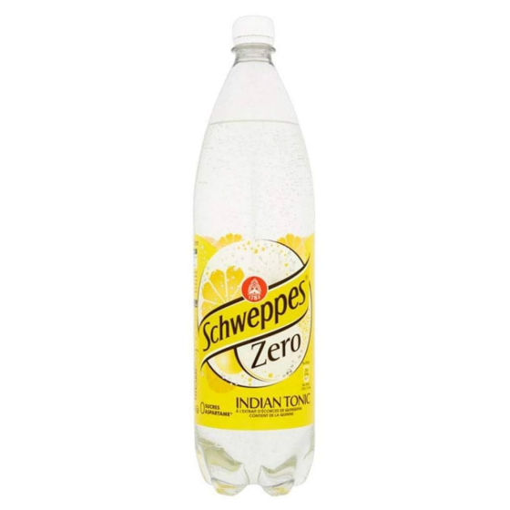 SCHWEPPS ZERO INDIAN TONIC 1,5L