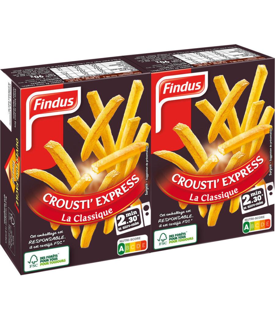 FRITES CROUSTI EXPRESS LA CLASSIQUE FINDUS 90G
