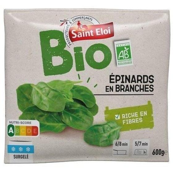 EPINARDS EN BRANCHES BIO SAINT ELOI 600G