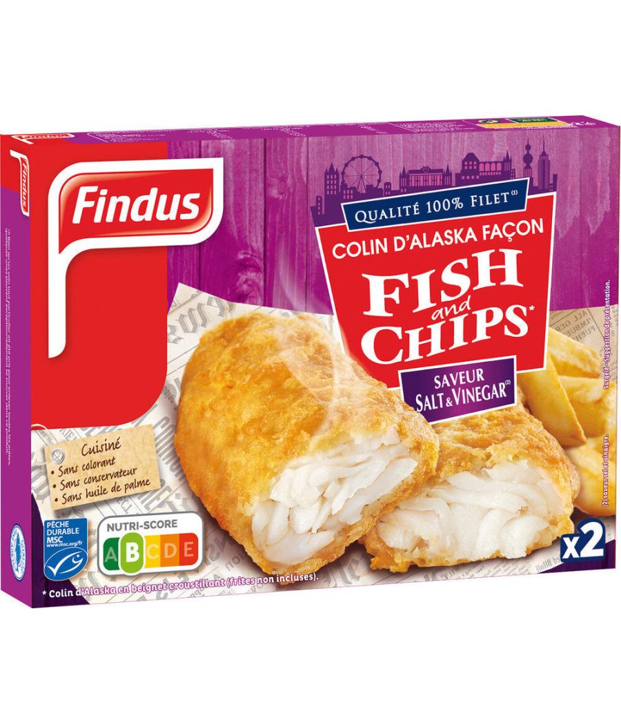 COLIN D'ALASKA FACON FISH AND CHIPS FINDUS 2X120G