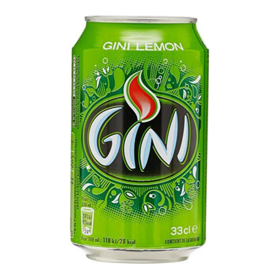 GINI LEMON 33CL