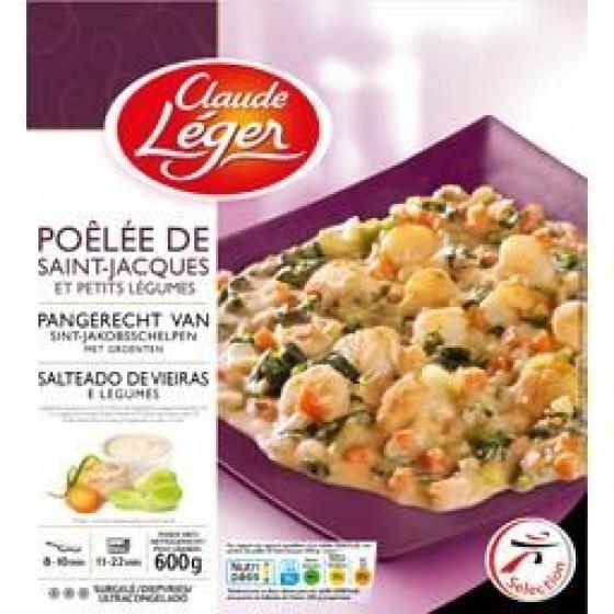 POELEE DE SAINT-JACQUES ET PETITS LEGUMES 600 G