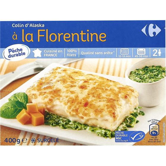 COLIN D'ALASKA A LA FLORENTINE CARREFOUR 400G