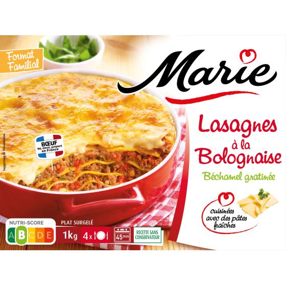 LASAGNES A LA BOLOGNAISE MARIE 1 KG