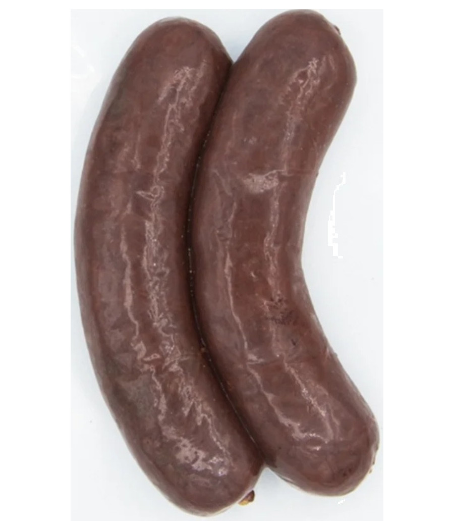 2 BOUDINS NOIRS AUX  OIGNONS