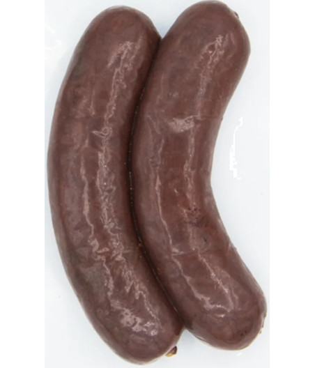 2 BOUDINS NOIRS AUX  OIGNONS