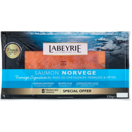 SAUMON FUME NORVEGE LABEYRIE 230G