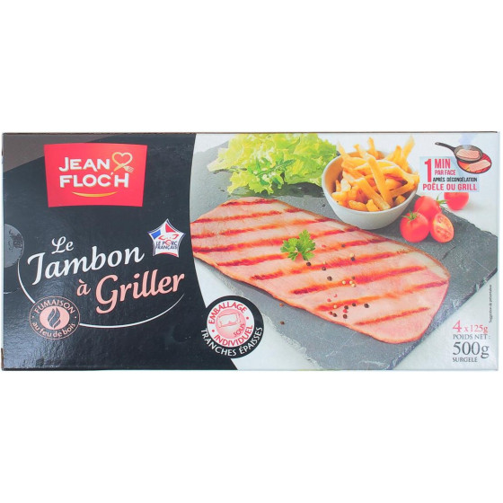 JAMBON A GRILLER JEAN FLOC'H 4 X 125G