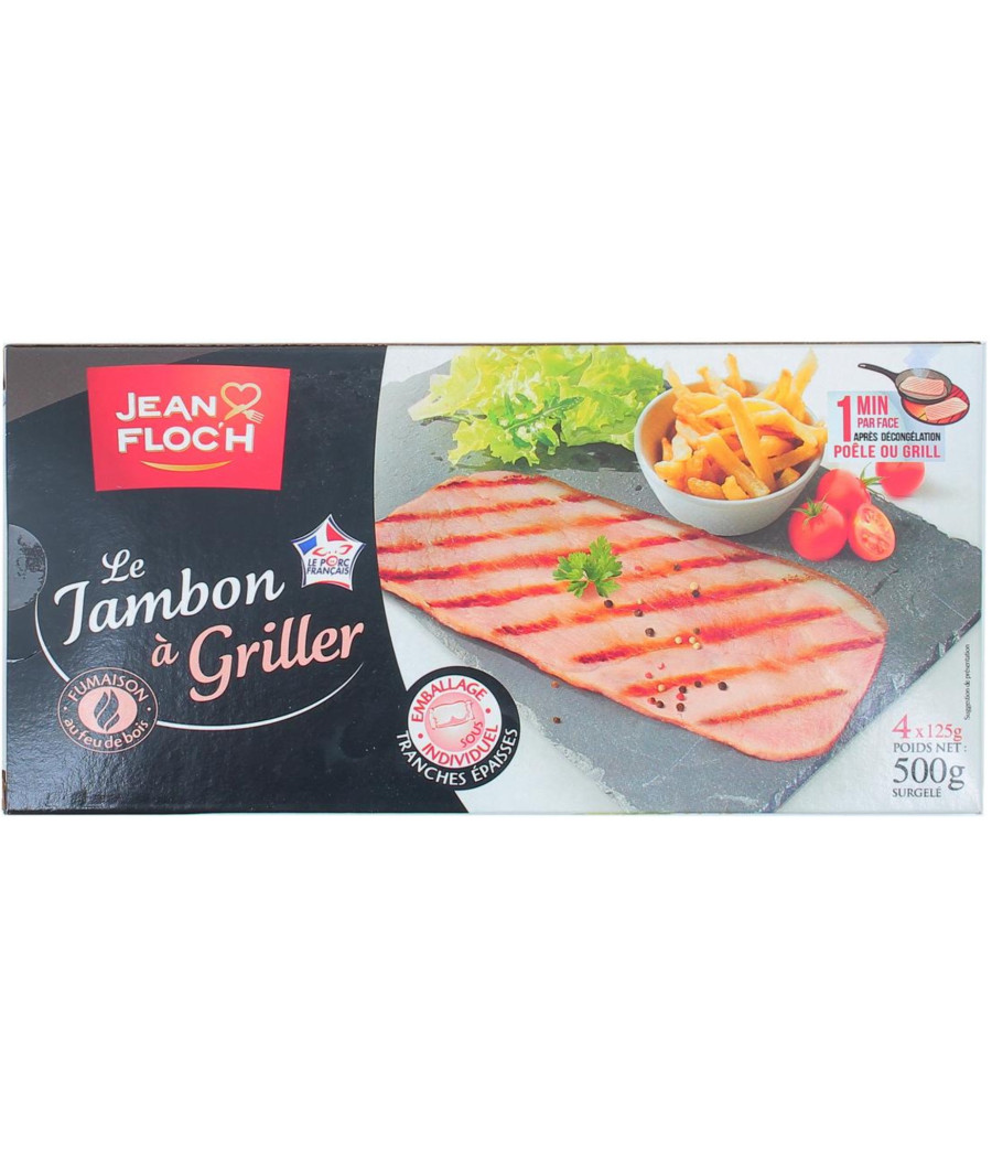 JAMBON A GRILLER JEAN FLOC'H 4 X 125G