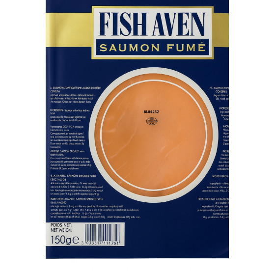 SAUMON FUME FISH AVEN 150G