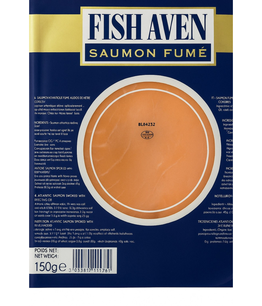 SAUMON FUME FISH AVEN 150G
