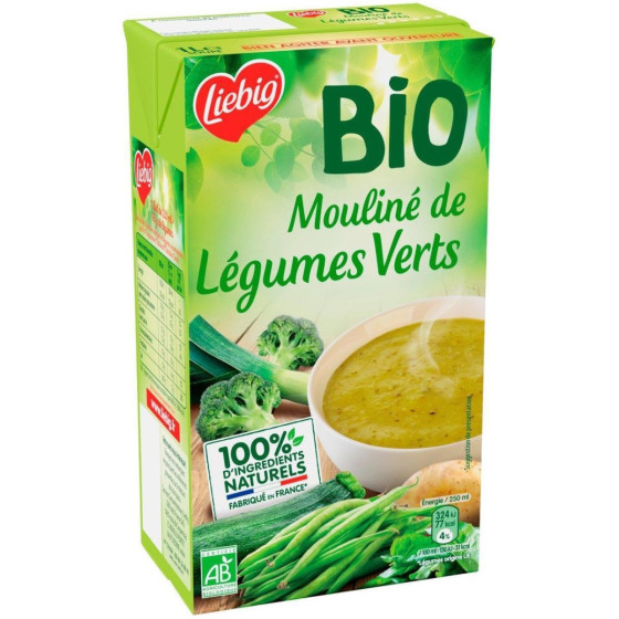 MOULINE DE LEGUMES VERTS BIO LIEBIG 1L