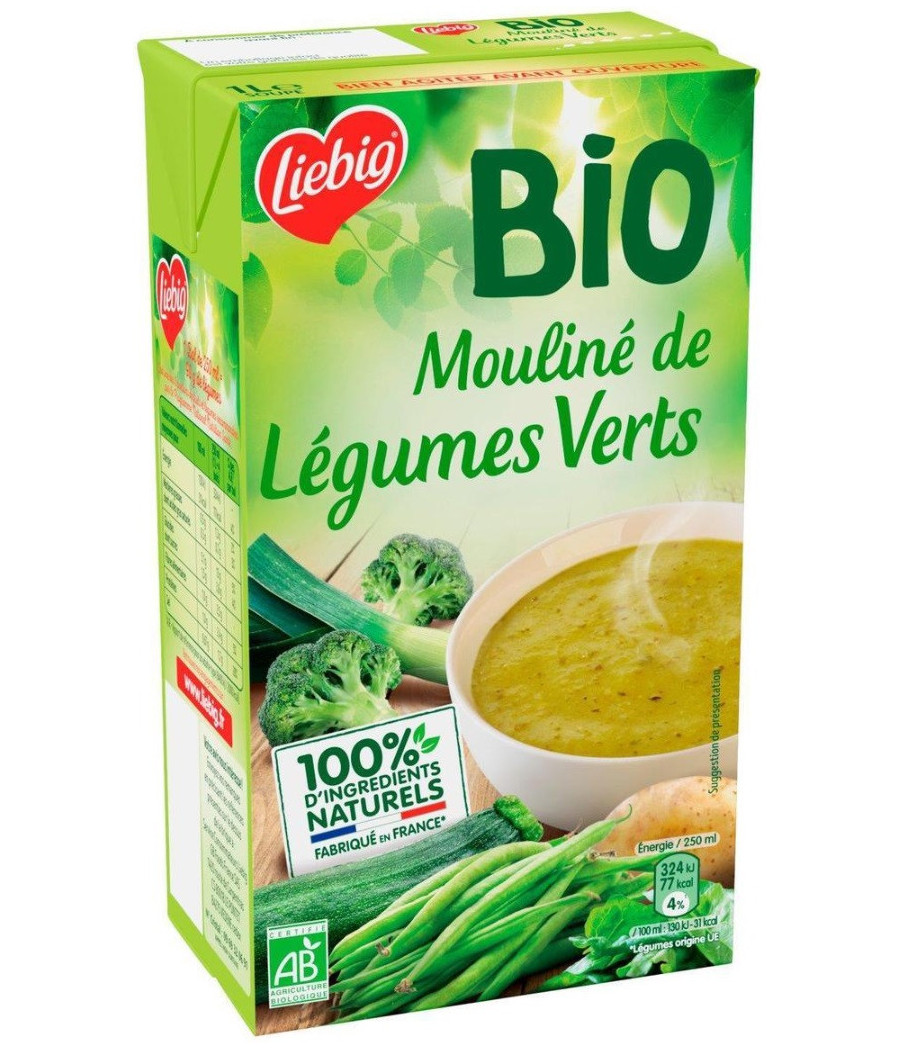 MOULINE DE LEGUMES VERTS BIO LIEBIG 1L