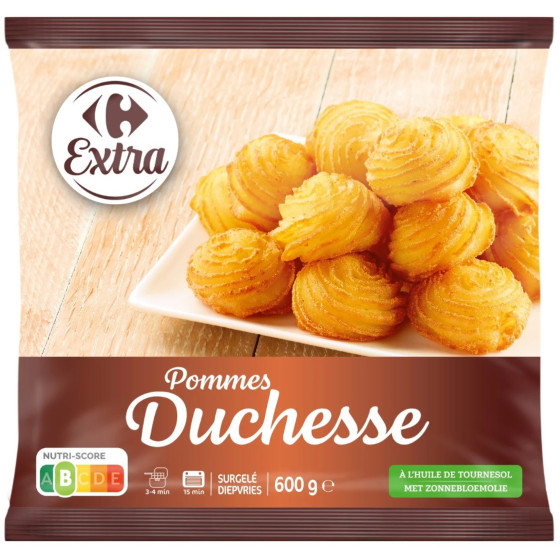 POMMES DUCHESSE CARREFOUR EXTRA 600G