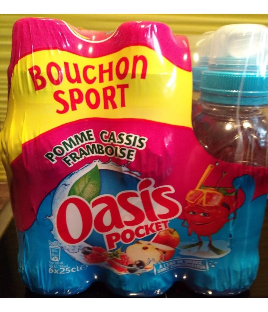 OASIS POMME CASSIS FRAMBOISE  6 X 25 CL