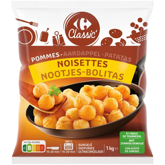 POMMES NOISETTES CARREFOUR  1KG