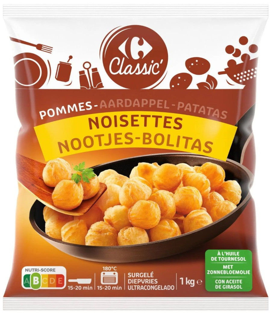 POMMES NOISETTES CARREFOUR  1KG