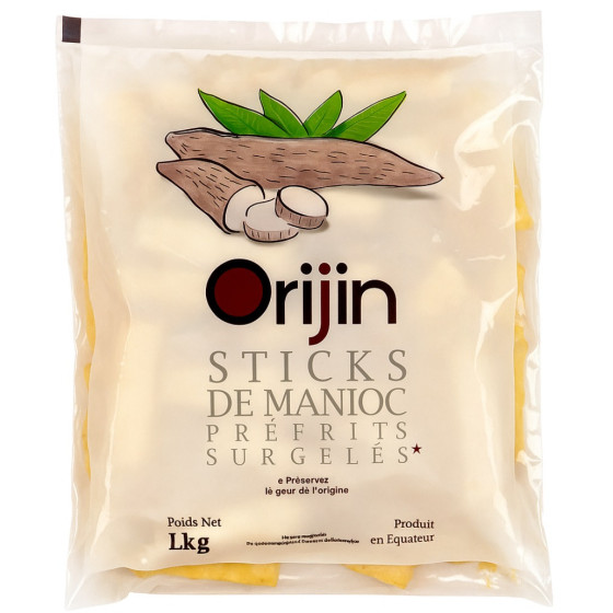 STICKS DE MANIOC PREFRITS ORIJIN 1KG