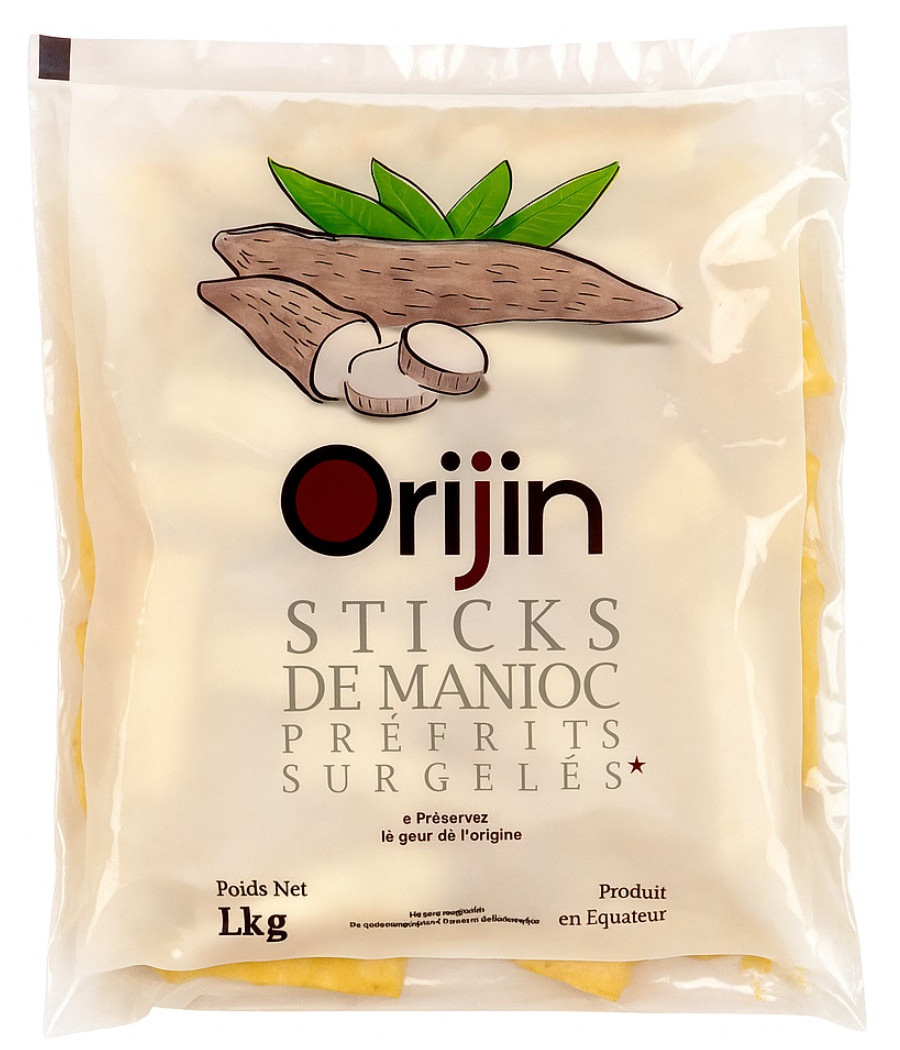 STICKS DE MANIOC PREFRITS ORIJIN 1KG