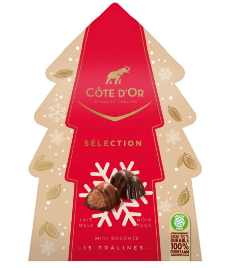 MINI BOUCHEE PRALINE NOIR ET AU LAIT COTE D'OR 130G