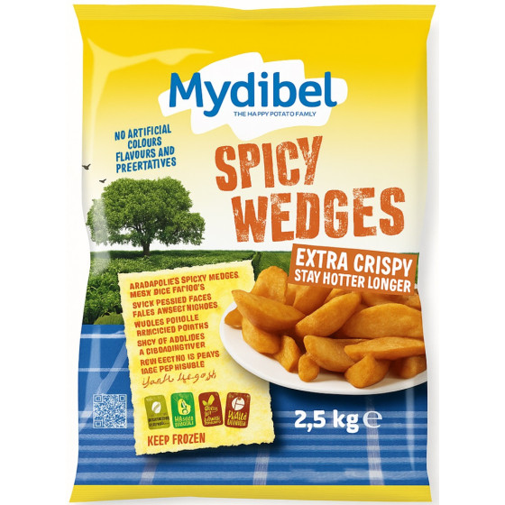 SPICY WEDGES MYDIBEL 2.5KG