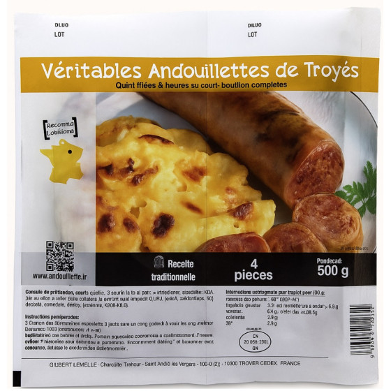 VERITABLE ANDOUILLETTE DE TROYE 500G